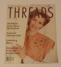 Threads Magazine December 1996/January 1997 Silk Ribbon Embroidery By Machine - $7.69