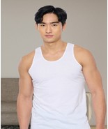 Classic Men&#39;s Tank Top 100% Cotton White Undershirt XS-12XL - $565.17 MXN