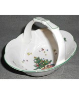 Nikko CHRISTMASTIME - HAPPY HOLIDAYS Small Basket MADE IN JAPAN - £15.56 GBP