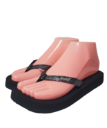 Reef Women Stargazer Cushion Sassy Black Open Toe Thong Flip Flop Sandal... - £27.97 GBP