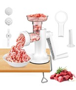 LHS Manual Meat Grinder, Heavy Duty 3 in 1 Mincer,Grinder,Stuffer w/Tabl... - $9.25