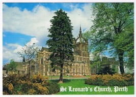 Postcard St Leonard&#39;s Church Perth Scotland - £2.31 GBP