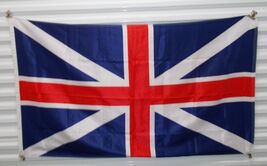 United Kingdom UK 3' x 5' Ft Nylon Outdoor Embroidered Union Jack flag #2 - $34.60