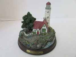 THOMAS KINKADE LIGHTED LIGHTHOUSE SCULPTURE BEACON OF HOPE 4.25&quot;  LotD - $12.82