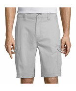 St. John&#39;s Bay Men&#39;s Comfort Stretch Cargo Shorts Size 40 H R Gray Color... - $39.77 CAD
