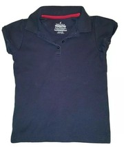 Girls Nautica navy blue polo shirt size S - $8.00