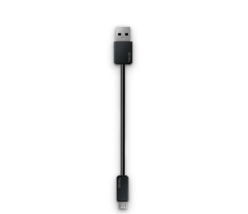 Black 16cm Short Micro USB Charge Cable For  Wireless  2 3 Headphones - £5.37 GBP