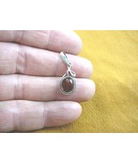 (P22-33) Orange oval Baltic AMBER Poland .925 Sterling SILVER PENDANT je... - $34.60 CAD