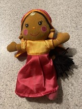 Disney It's A Small World India Singing Plush Doll Anju Does Not Work Doll Only - $15.19
