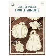 Hello Autumn Light Chipboard Embellishments 4&quot;X6&quot; 6/Pkg- P13HAU44 - £16.33 GBP