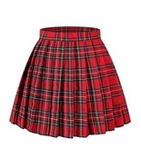 Girl`s Scottish tartan high Waist short Sex Skirts Costumes (M,Red Green... - £15.85 GBP