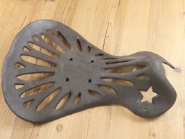 Cast Iron Saddle Bar Stool Seat Stand Rack Decoration Horse Ranch Farm D... - $49.99