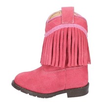 Smoky Mountain Toddler Western Hopalong Pink Fringe Zip Boot - £34.36 GBP