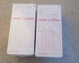 800 Count Compumatic Employee Payroll Time Clock Time Cards--FREE SHIPPING! - $19.75