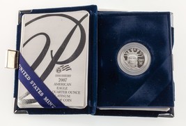 2007 P$25 1/4 Oz. Platinum American Eagle Proof w/ OGP (Box, Case, CoA) - £371.57 GBP