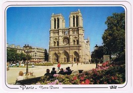 France Postcard Paris Notre Dame Cathedra; Front - £2.25 GBP