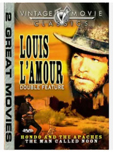 Louis L&#39;Amour Double Feature Movies DVD Hondo and The Apaches Man Called Noon - £11.95 GBP