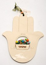 Home Blessing Hamsa Hand Ceramic Hand Made Art Design - £46.92 GBP