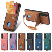 For Samsung S24+ A05S A05 A15 A25 A24 S23FE Shockproof Leather Silicon back Case - $47.27