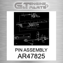 AR47825 Pin Assembly Fits John Deere (New Oem) - $121.35