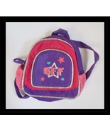 Build A Bear Workshop Pink Purple &amp; Silver Teddy Bear&#39;s Backpack Working... - €8,53 EUR