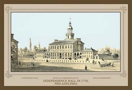 Independence Hall in 1776, Philadelphia by Thompson Westcott - Art Print - £17.30 GBP+