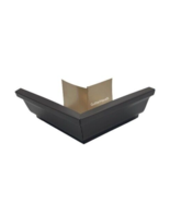 1 - Aluminum Englert 5 - Inch Gutter Outside Box Miter color Musket Brown - $391.54 MXN