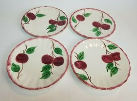 Vintage Blue Ridge Southern Potteries CRAB APPLE Small Bread Plates Set of 4 - £14.04 GBP
