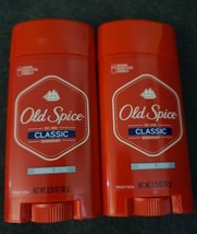 2 Old Spice Deodorant 3.25 oz Classic Original Round Stick (J15) - £11.95 GBP