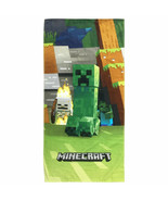 Minecraft Mobs From the Cave Beach Towel Multi-Color - £18.41 GBP