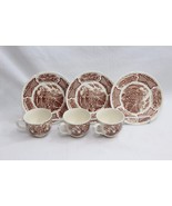 Fair Winds Bread Plates 7&quot; and Cups Lot of 6 - €25,31 EUR