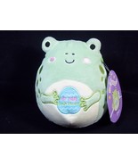 Easter Squishmallows ZHEN the frog with egg 5&quot;  plush NEW - $11.95