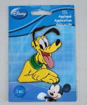 Disney Channel  Pluto Applique Embroidered Iron On Patch 2010 New Sealed... - $15.83
