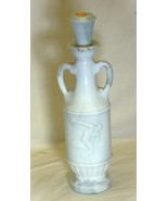 Marble Colored Decanter Discus Thrower with Stopper Vintage Liquor Decor - $680.13 MXN