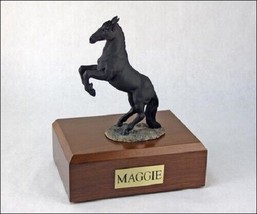 Black Horse Figurine Funeral Cremation Urn Avail in 3 Different Colors &amp;... - £135.88 GBP+