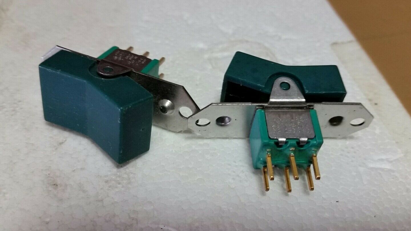 Qty-2 JBT 6 pin ON-ON TOGGLE SWITCH ONAN Green CONTROL SWITCH 6 Amp 2 pc... - $5.24