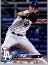 2018 Topps 65 Alex Wood  Los Angeles Dodgers - £0.77 GBP