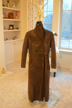 Sawyer of Napa, Shearling Coat, Women&#39;s Size 6, 3/4 Length, Dark Brown, EUC - $475.00