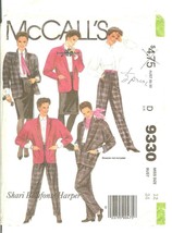 McCall&#39;s 9330 Shari Belafonte Harper Misses Jacket Blouse Skirt Pants 12 FF - £9.08 GBP