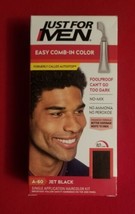Just For Men Easy Comb-In Color  Hair Coloring Comb Applicator A-60 Jet Black - £6.12 GBP
