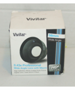 Vivitar 58mm Wide Angle Lens w/ Macro VIV-58W 0.43x Professional - $20.25 CAD