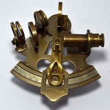 Nautical Sextant Astrolabe Antique Sextant Maritime Instrument 4&quot; workin... - £43.08 GBP