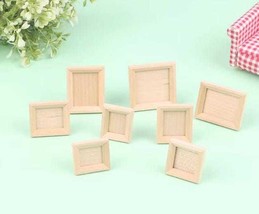 1 Pc Miniature Wood Photo Frame, Miniature Photo Frame for Doll House De... - $7.00