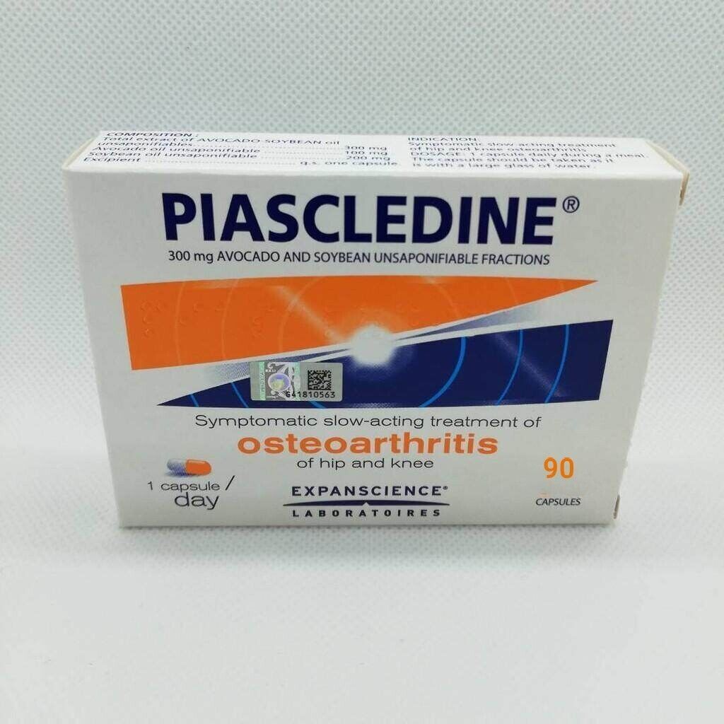 Piascledine 300mg 90 Capsules Rheumatic Osteoarthritis Joints 3x Months ... - $86.00