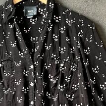 Maeve Anthropologie Clever Cat Print Long Sleeve Top Black Rayon-Women&#39;s... - $46.29 CAD