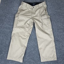 5.11 511 Tactical Series Pants Mens 39x27.5 Tan Cargo Mid Rise Rayon Adult - $22.02