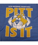 T Shirt Pitt Is It University Pittsburgh Panthers 1976 National Champs S... - £15.98 GBP