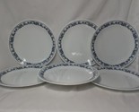 6 VTG Corelle Livingware Old Town Blue Dinner Plates, 10.25” Blue Onion, - $29.10