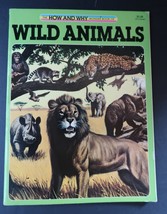 Vtg How &amp; Why Wonder Book Wild Animals Educational Science Home School - $14.99