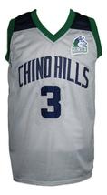 Liangelo Ball #3 Chino Hills Huskies Basketball Jersey New Sewn Grey Any Size image 4